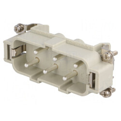 Conector HDC tată 6 pini 35A 400V/690V | Electronic-mag.ro | Componente Electronice