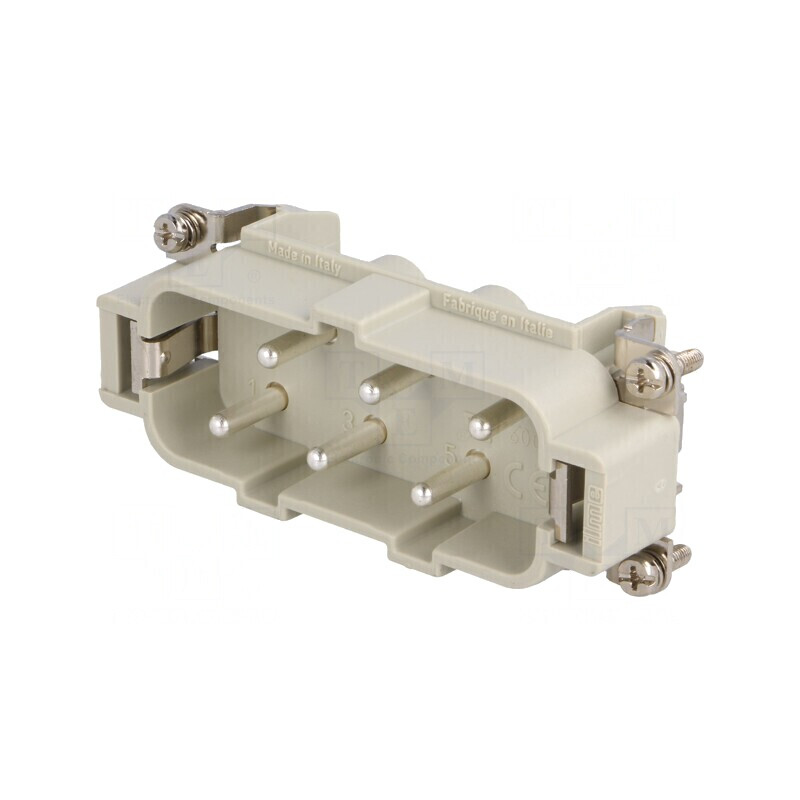 Conector HDC tată 6 pini 35A 400V/690V | Electronic-mag.ro | Componente Electronice Conector HDC tată 6 pini 35A 400V/690V | Electronic-mag.ro | Componente Electronice