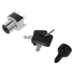 Comutator întrerupător cu cheie SPDT 2 Pini | Electronic-mag.ro | Componente Electronice