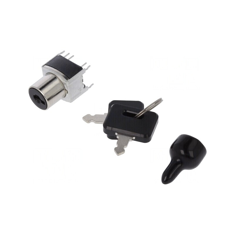 Comutator întrerupător cu cheie SPDT 2 Pini | Electronic-mag.ro | Componente Electronice