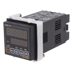 Contor electronic LED x2 cu timp consumat și impulsuri SPDT | Electronic-mag.ro | Componente Electronice