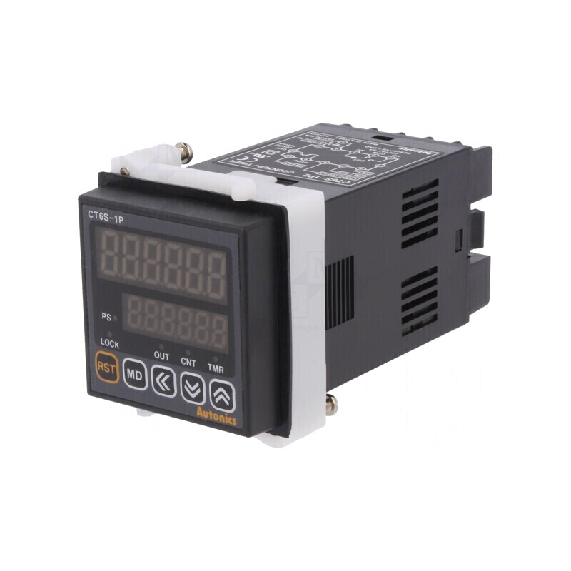 Contor electronic LED x2 cu timp consumat și impulsuri SPDT | Electronic-mag.ro | Componente Electronice Contor electronic LED x2 cu timp consumat și impulsuri SPDT | Electronic-mag.ro | Componente Electronice