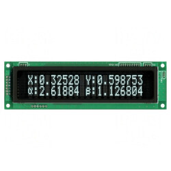 Afișaj VFD alfanumeric 20x2 9.2mm | Electronic-mag.ro | Componente Electronice