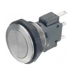 Comutator anti-vandalism SPDT 5A/250VAC IP67 | Electronic-mag.ro | Componente Electronice