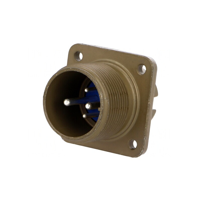 Conector circular aluminiu dimensiune 16 97 | Electronic-mag.ro | Componente Electronice