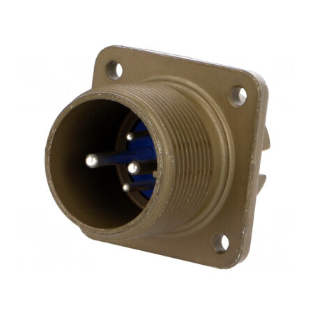 Conector circular aluminiu dimensiune 16 97 | Electronic-mag.ro | Componente Electronice