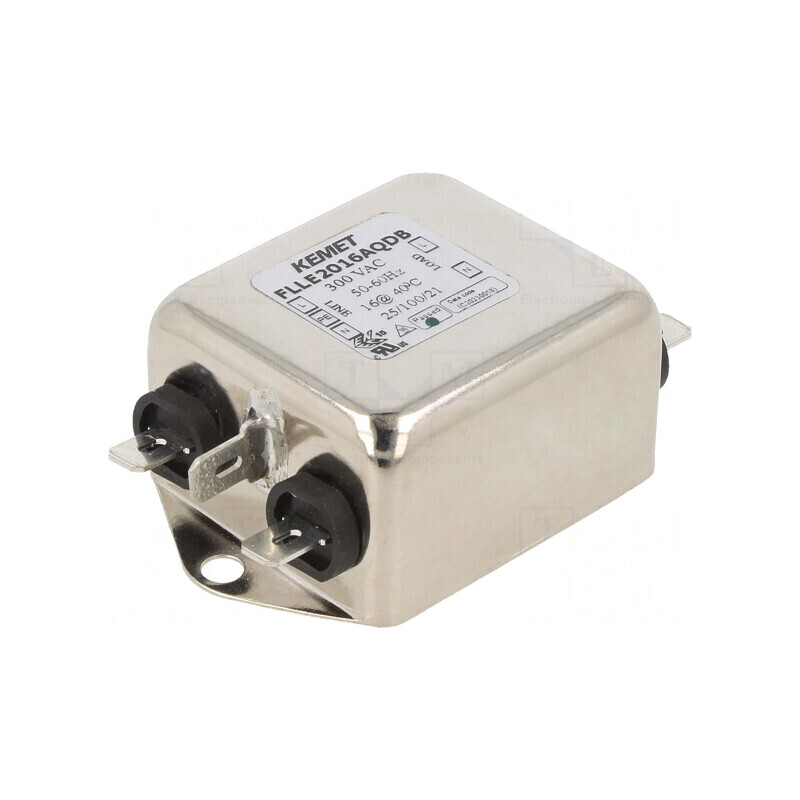 Filtru Anti-Interferențe 300VAC 16A Terminali FASTON | Electronic-mag.ro | Componente Electronice Filtru Anti-Interferențe 300VAC 16A Terminali FASTON | Electronic-mag.ro | Componente Electronice