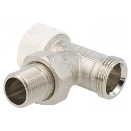 Thermostatic valve | Ext.thread: G 3/4" + G1/2" | angular | 