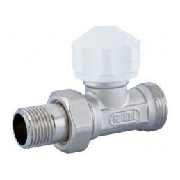 Thermostatic valve | Ext.thread: G 3/4" + G1/2" | straight | 