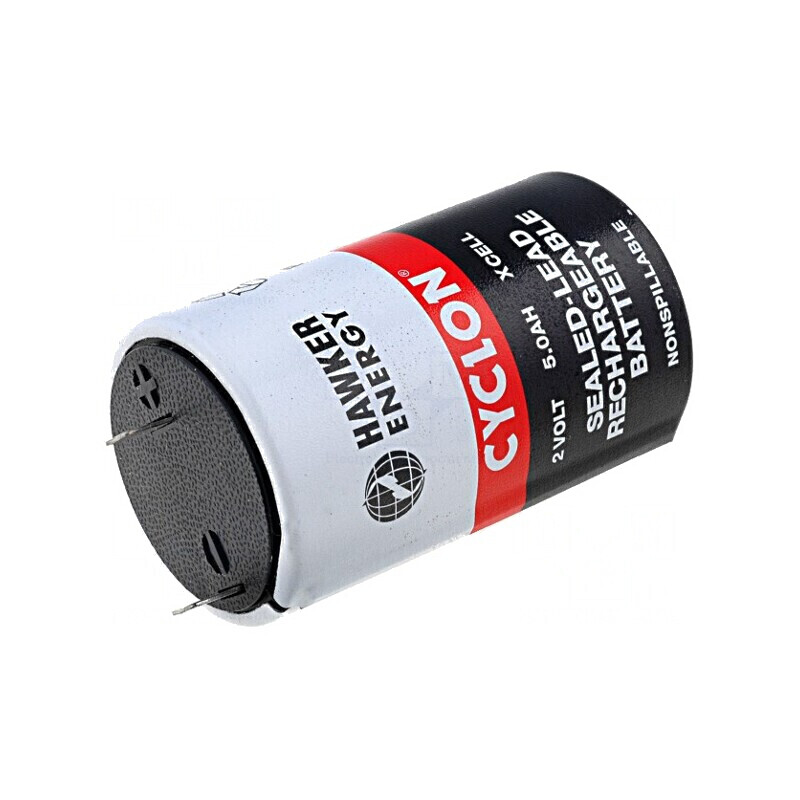 Baterie Plumb-Acid 2V 5Ah AGM Ø44x73mm | Electronic-mag.ro | Componente Electronice