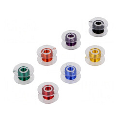 Sârmă de cupru argintată 0,15mm, 10m, set 7 bucăți | Electronic-mag.ro | Componente Electronice