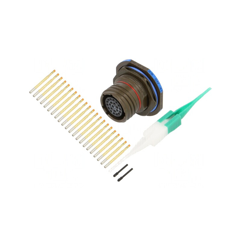 Conector Militar 13mm MIL-DTL-38999 Seria III Oliv | Electronic-mag.ro | Componente Electronice