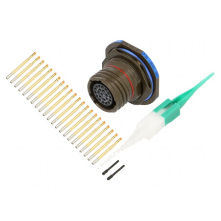 Conector Militar 13mm MIL-DTL-38999 Seria III Oliv | Electronic-mag.ro | Componente Electronice