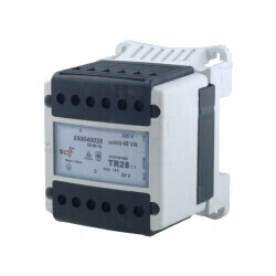 Transformator alimentare 40VA 230VAC 24V cu bandă cleme | Electronic-mag.ro | Componente Electronice