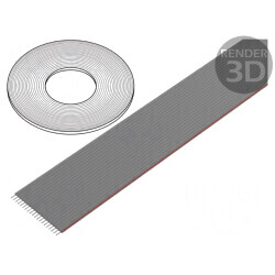 Cablu bandă 1,27mm 20x28AWG neecranat PVC | Electronic-mag.ro | Componente Electronice
