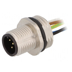Soclu M12 PIN 5 tată DeviceNet/CANopen cabluri IP68 | Electronic-mag.ro | Componente Electronice