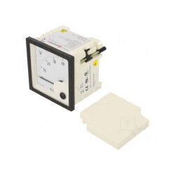 Voltmetru pe panou 0-40V Clasa 1.5 72x72mm | Electronic-mag.ro | Componente Electronice