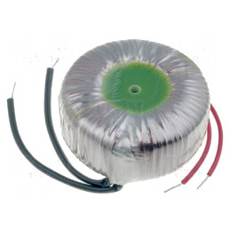 Transformator toroidal 50VA 230V AC 12V 4.16A cu cabluri | Electronic-mag.ro | Componente Electronice