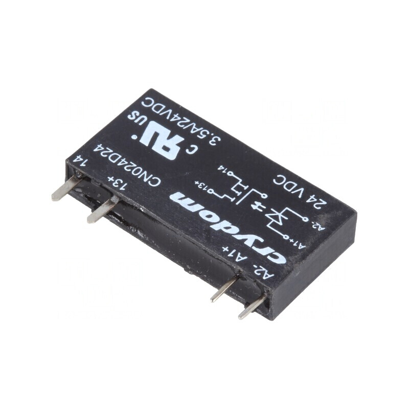 Releu Semiconductor 15-30VDC 3.5A 0-24VDC THT SIP | Electronic-mag.ro | Componente Electronice