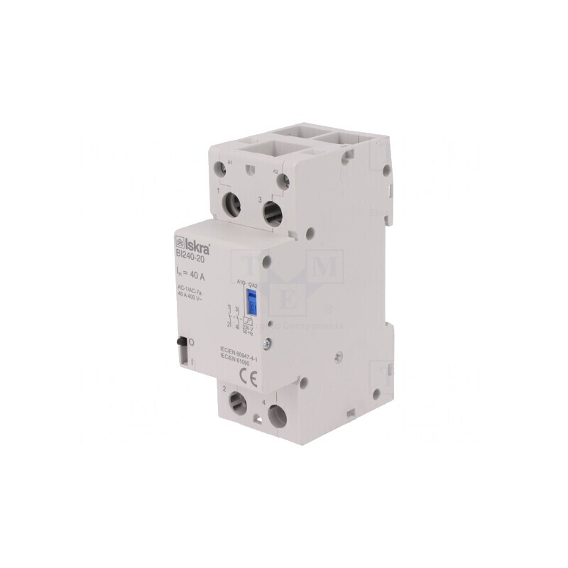 Releu Bistabil de Impulsuri NO 2x40A IP20 | Electronic-mag.ro | Componente Electronice
