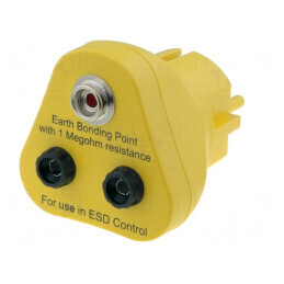 Fișă de împământare ESD 1MΩ  | Electronic-mag.ro | Componente Electronice