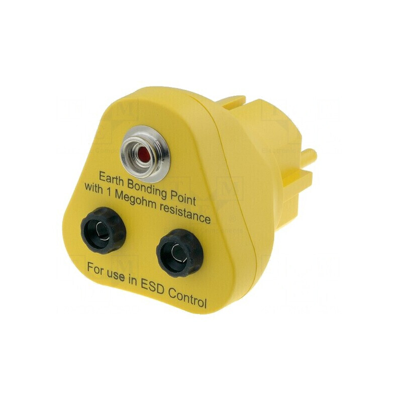 Fișă de împământare ESD 1MΩ  | Electronic-mag.ro | Componente Electronice