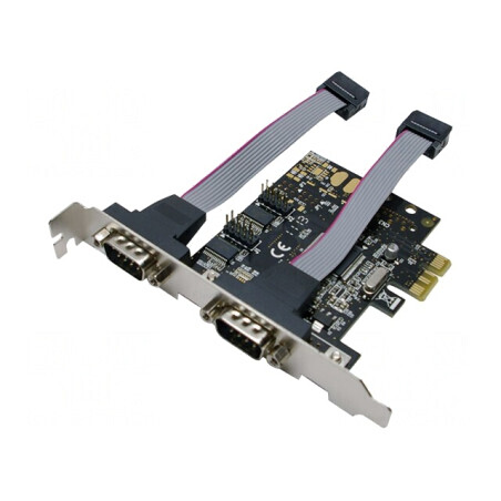 Card Extensie PCIe RS232 x2 | Electronic-mag.ro | Componente Electronice