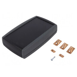 Carcasă universală TEKNET ABS neagră 96x156x35mm | Electronic-mag.ro | Componente Electronice
