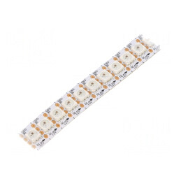 Bandă LED RGB 5050 12V 144 LED/m Albă 12mm PCB | Electronic-mag.ro | Componente Electronice