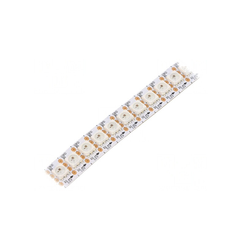 Bandă LED RGB 5050 12V 144 LED/m Albă 12mm PCB | Electronic-mag.ro | Componente Electronice