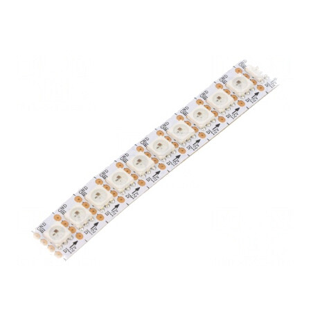 Bandă LED RGB 5050 12V 144 LED/m Albă 12mm PCB | Electronic-mag.ro | Componente Electronice