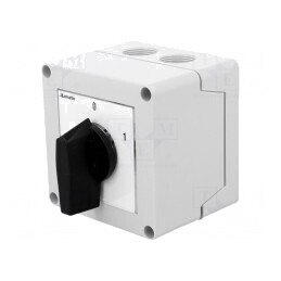 Comutator cu Came 20A 0-1 în Carcasă 3 Poli | Electronic-mag.ro | Componente Electronice