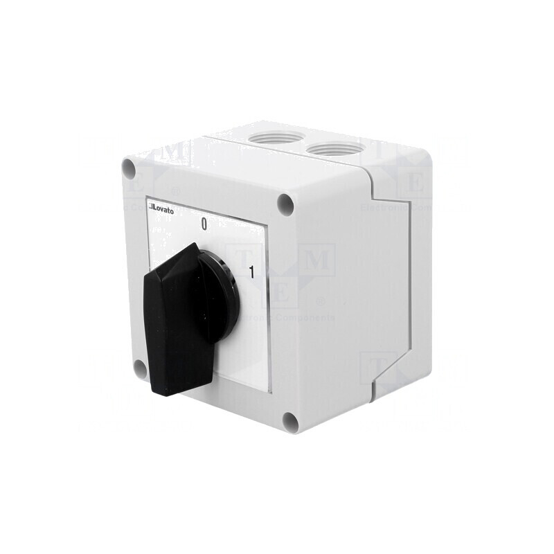 Comutator cu Came 20A 0-1 în Carcasă 3 Poli | Electronic-mag.ro | Componente Electronice