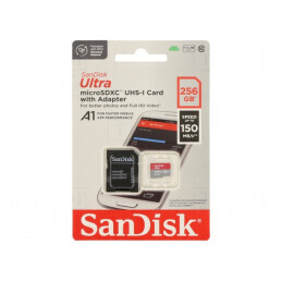 Card de memorie Android microSDXC 256GB 150MB/s Class 10 UHS-U1 | Electronic-mag.ro | Componente Electronice