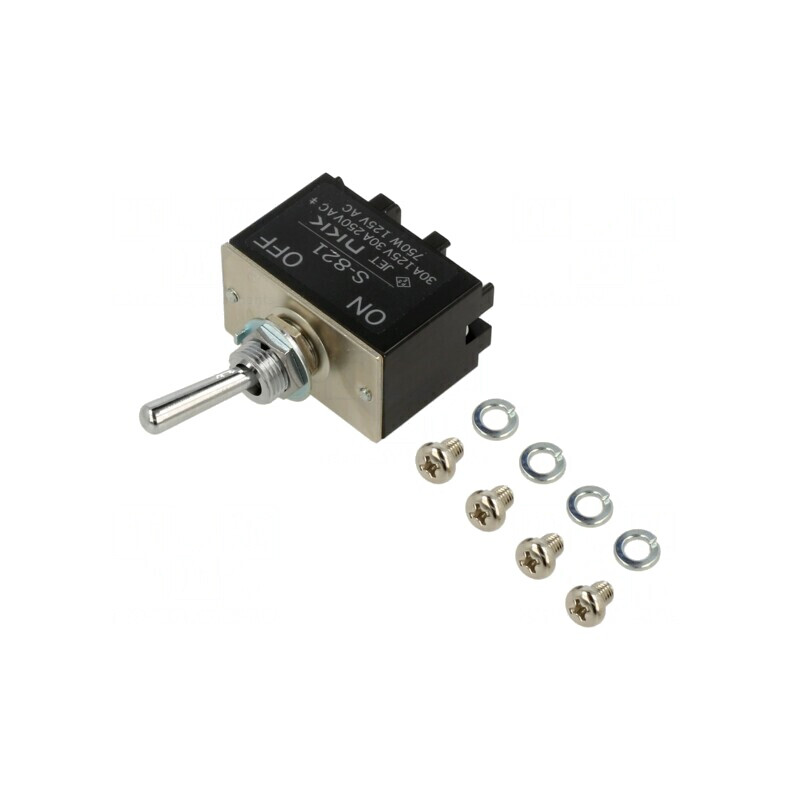 Comutator basculant DPST ON-OFF 30A 250VAC 48VDC | Electronic-mag.ro | Componente Electronice