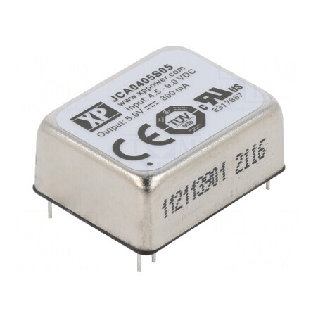 Convertor DC/DC 4W 4,5-9V la 5V 800mA 300kHz JCA0405S05 | Electronic-mag.ro | Componente Electronice