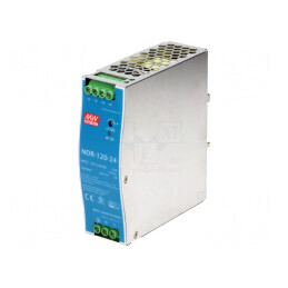 Alimentator Slim 120W 24V 5A pentru Şină DIN | Electronic-mag.ro | Componente Electronice