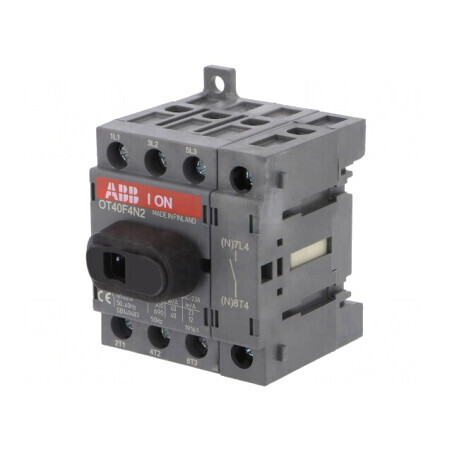 Separator-întrerupător 4P 40A DIN OT | Electronic-mag.ro | Componente Electronice