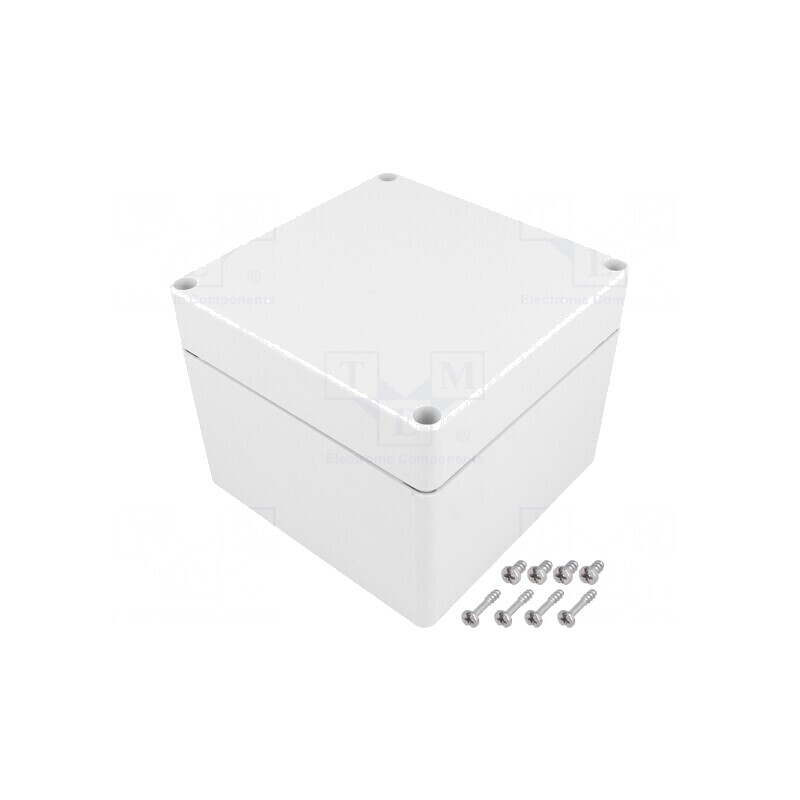 Carcasă universală gri 120x122x95mm IK08 PC | Electronic-mag.ro | Componente Electronice