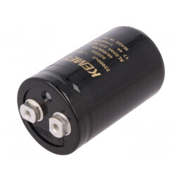 Condensator: electrolitic | 22mF | 63VDC | Ø51x82mm | Raster: 22,2mm | ALS30A223KE063