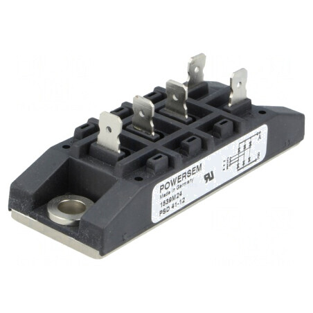Punte Redresoare Trifazată 1.2kV 70A Modul PSD 41/12 | Electronic-mag.ro | Componente Electronice