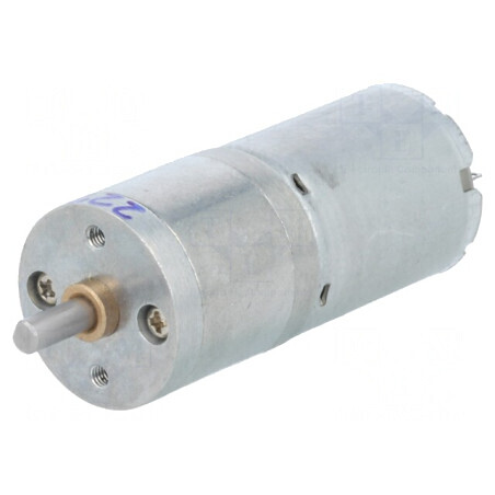 Motor DC cu Transmisie 12V 1,1A Ax Crestătură D 227:1 25x56 mm | Electronic-mag.ro | Componente Electronice