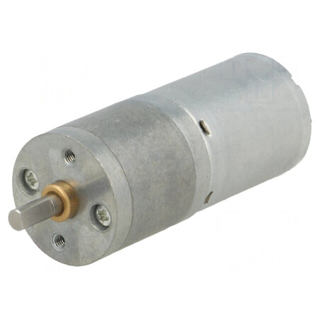 Motor DC cu transmisie LP 12V 1,1A Ax crestătură D 378:1 25DX58L | Electronic-mag.ro | Componente Electronice