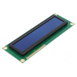 Afișaj OLED Alfanumeric 16x2 Albastru 122x44x10mm | Electronic-mag.ro | Componente Electronice