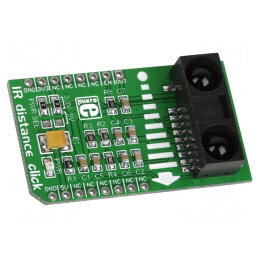 IR Distance Click - Senzor Optic de Interval Analogic GP2Y0A60SZ0F | Electronic-mag.ro | Componente Electronice