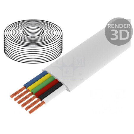 Cablu Telecomunicații Litat Alb 100m CCA CM06W | Electronic-mag.ro | Componente Electronice