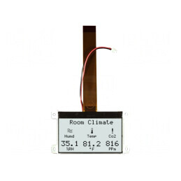 Afișaj LCD Grafic 128x64 COG FSTN cu LED Alb | Electronic-mag.ro | Componente Electronice