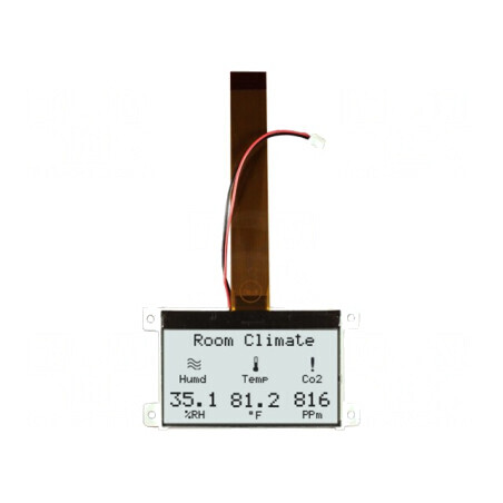 Afișaj LCD Grafic 128x64 COG FSTN cu LED Alb | Electronic-mag.ro | Componente Electronice