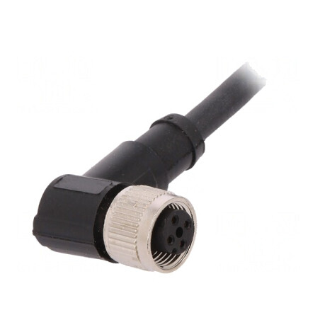 Cablu de Conectare M12 Unghi 5m 250VAC 4A PUR | Electronic-mag.ro | Componente Electronice