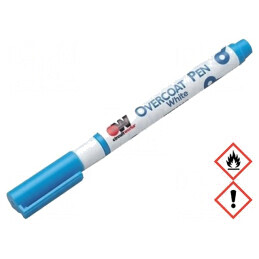 Preparat: acoperire de protecţie | 4,9ml | creion | albă | CW3300WHITE